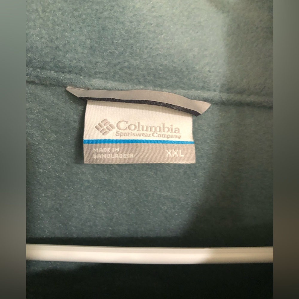 Columbia Full Zip Sweatshirt — Light blue - XXL - Picture 4 of 7